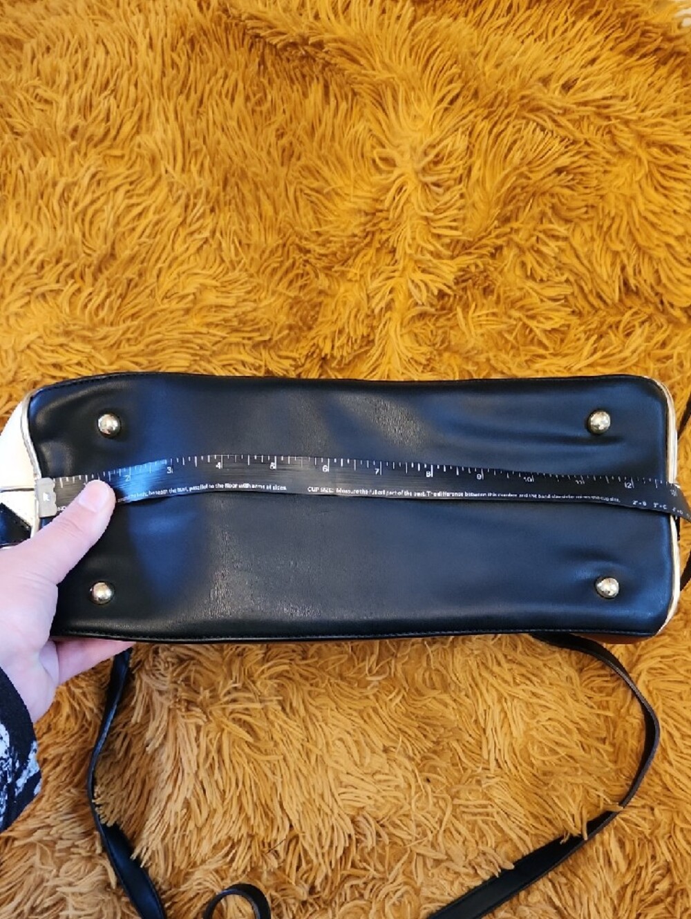 Nicole Lee White Tan Black Multi-Panel Embellished Satchel FINAL PRICE - Picture 14 of 15